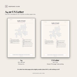 A4 and US Letter compared: the A4 PDF prints on US Letter with Fit to page, slightly smaller, nothing cut off