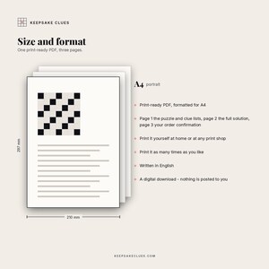 Size and format: a three-page print-ready A4 PDF, 210 by 297 mm, printable at home or at a print shop