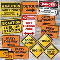 Construction Party Signs, Construction Birthday, Construction Party Printables, Construction Signs, Road Signs, Instant Downloads RP-62 product logo
