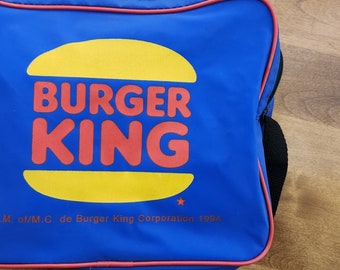 1990 Burger King Bolsa de almuerzo bandolera