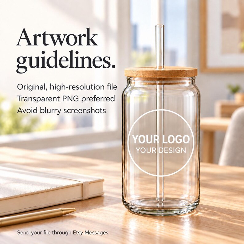 Artwork tips for sending your logo or design file.
