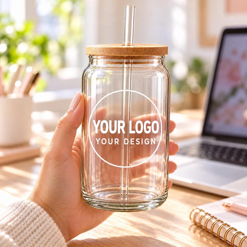 Vaso personalizado con tu diseño o logo 2