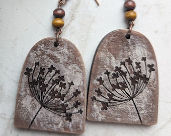 Queen Anne Lace Earring Laser Cut File: Arch SVG (Digital Download)