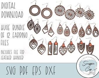 Download Laser Cut Earrings Etsy