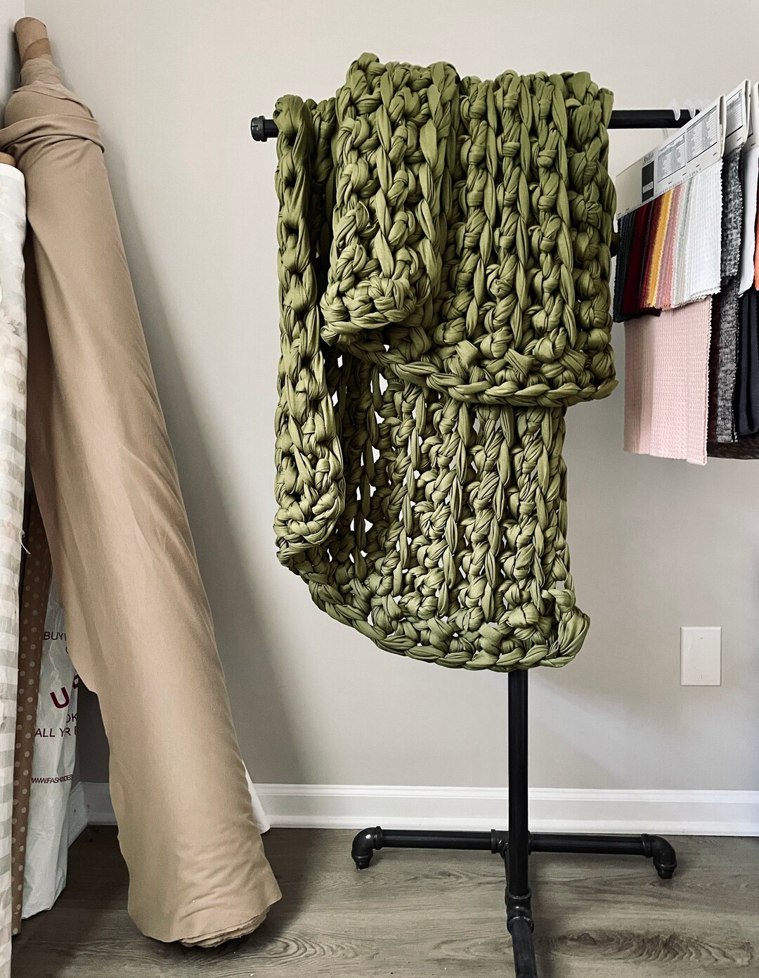 Green Collection, Cooling Weighted Blanket, Luxuriously Soft Chunky