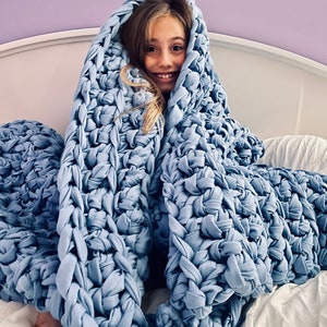 Ready to ship, chunky weighted blanket, adult/kids calming blanket, sensory blanket, Black Friday , heavy blanket, personalized gifts