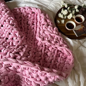 Organic cotton weighted blanket, chunky knit cooling weighted blanket, organic weighted blanket, kids weighted blanket, calming blankets
