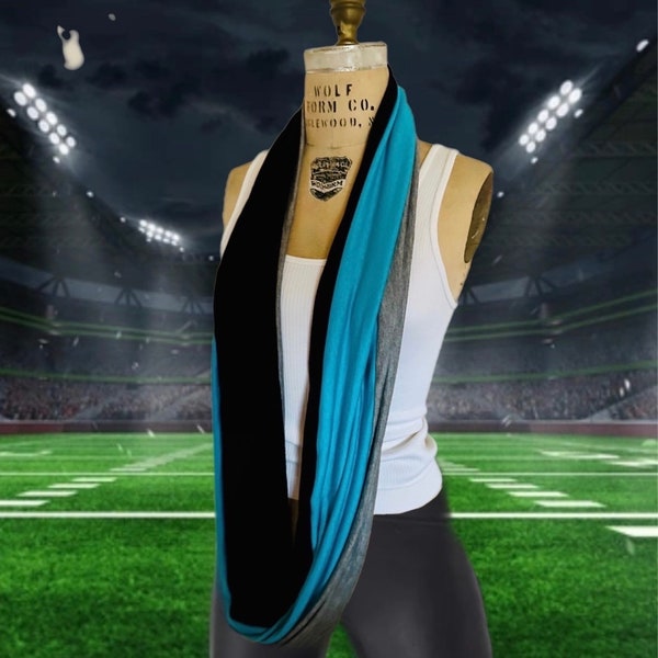 Carolina Panthers Infinity Scarf - Officially Licensed NFL Team Scarf For Football Fans