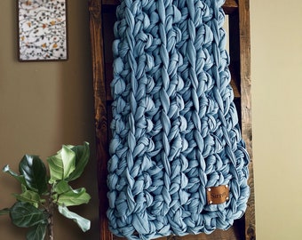 Duck Egg Blanket Merino Wool Blanket Giant Knit Blanket Chunky Knit Blanket Chunky Blanket Merino Wool Throw Chunky Knit Runner Etsy UK