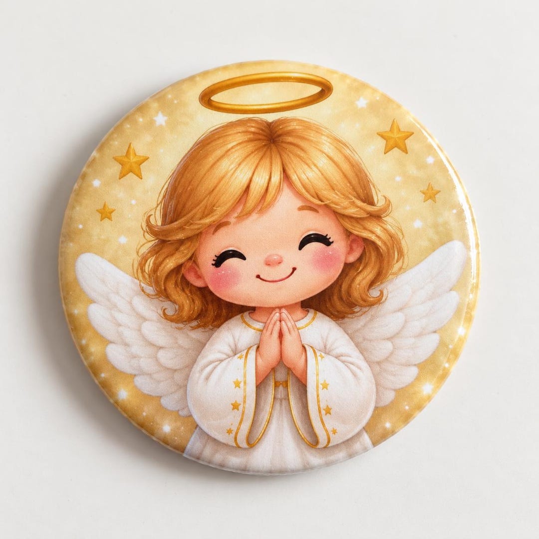 Wonder Button Christmas Angel - Etsy