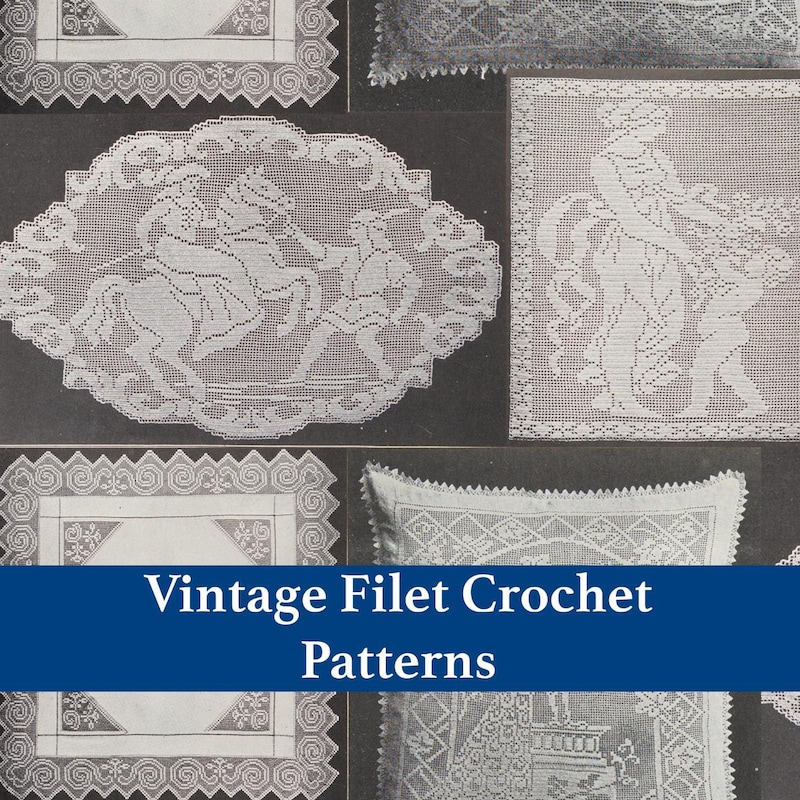 Star Filet Chart Finished Crochet Filet - Etsy