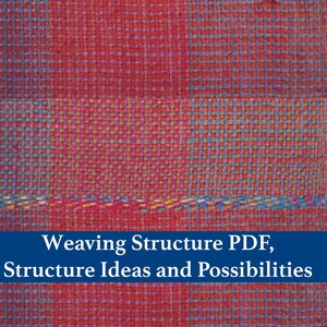 Weaving Structure PDF, Weave Structure Ideas and Possibilities, Handweaving Design Reference Guide, Instant Download