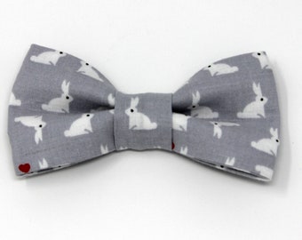 Boy Kids Baby Rabbits 100% Cotton Easter Bunny GRAY GREY Bow Tie 1-6 Years Old Boy Kids Baby Rabbits 100% Cotton Easter Bunny GRAY GREY Bow Tie 1-6 Years Old