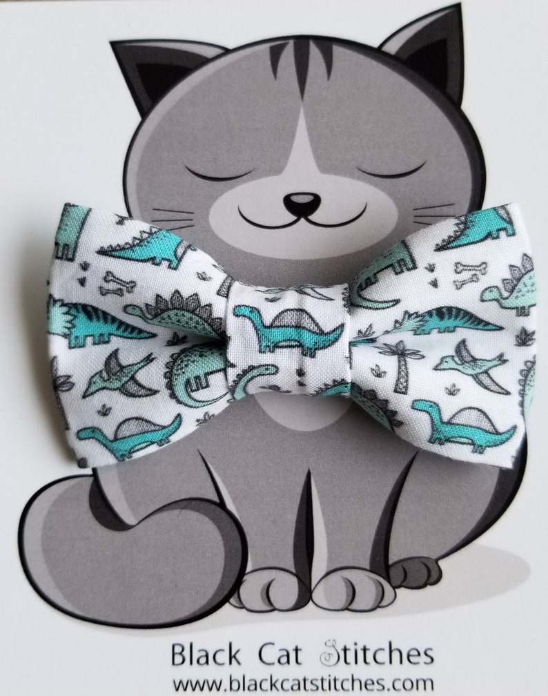 Dinosaur Bow Tie for Dogs Cat Bowtie Pet Clothing Unique Etsy