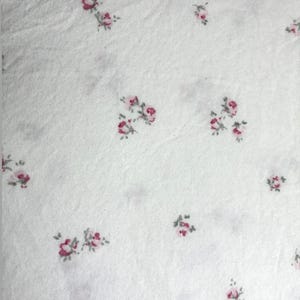 Vintage Simply Shabby Chic Crafting Sheet Fabric / Rachel Ashwell Candy Tuft