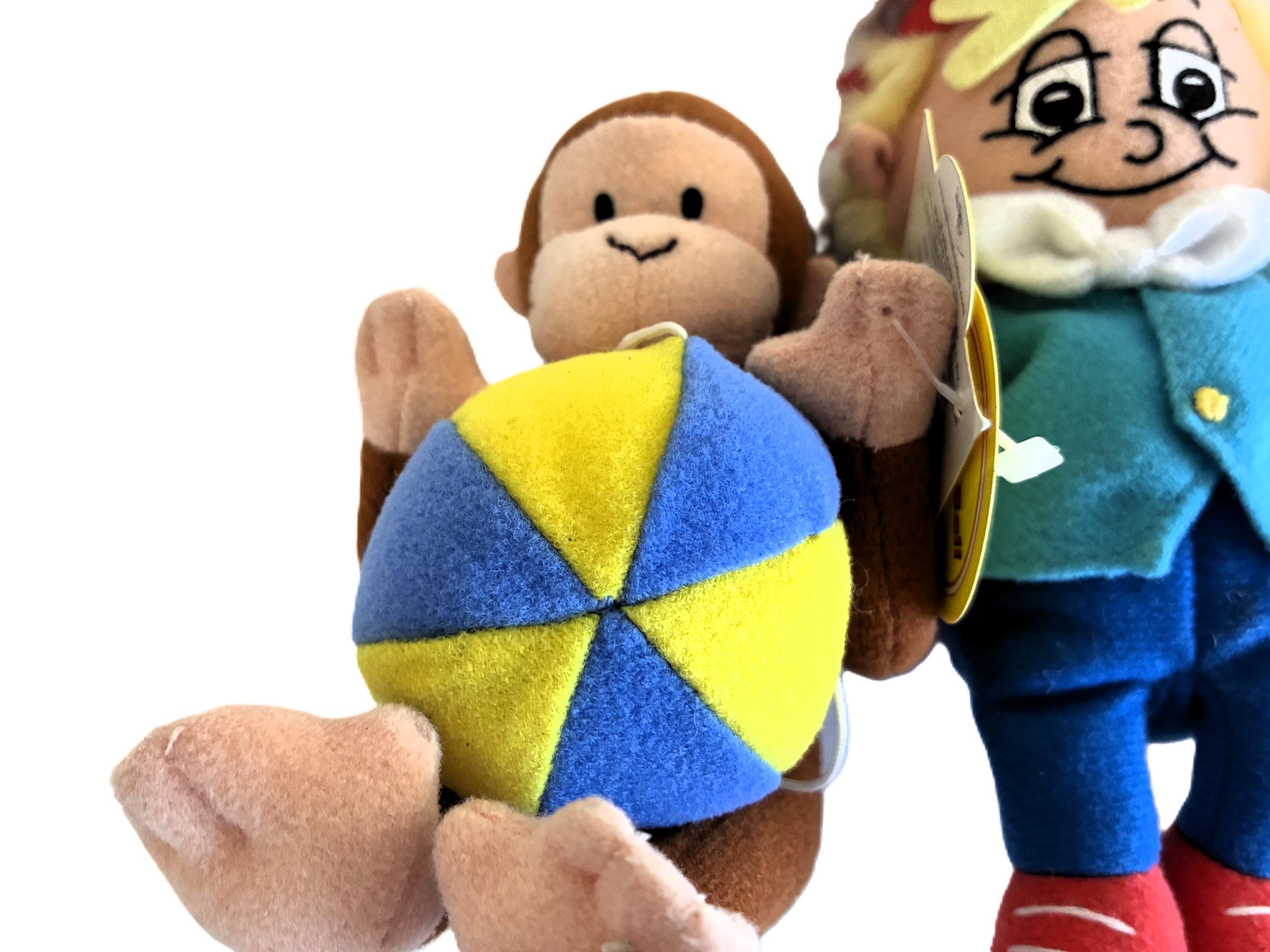 Vintage Curious George, Crackle, and Kellogg's Corny Rooster Plush Toys ...