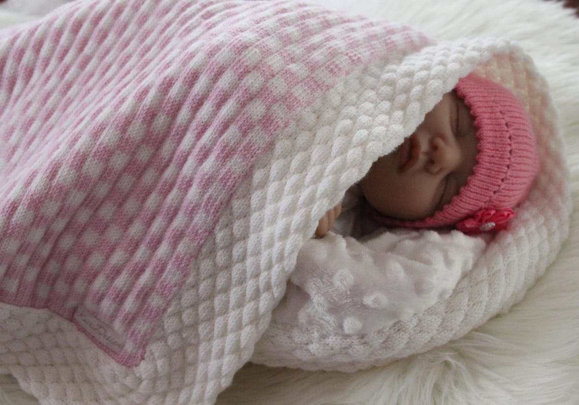 Machine KNITTING PATTERN Baby Blanket Stroller Knitting Etsy