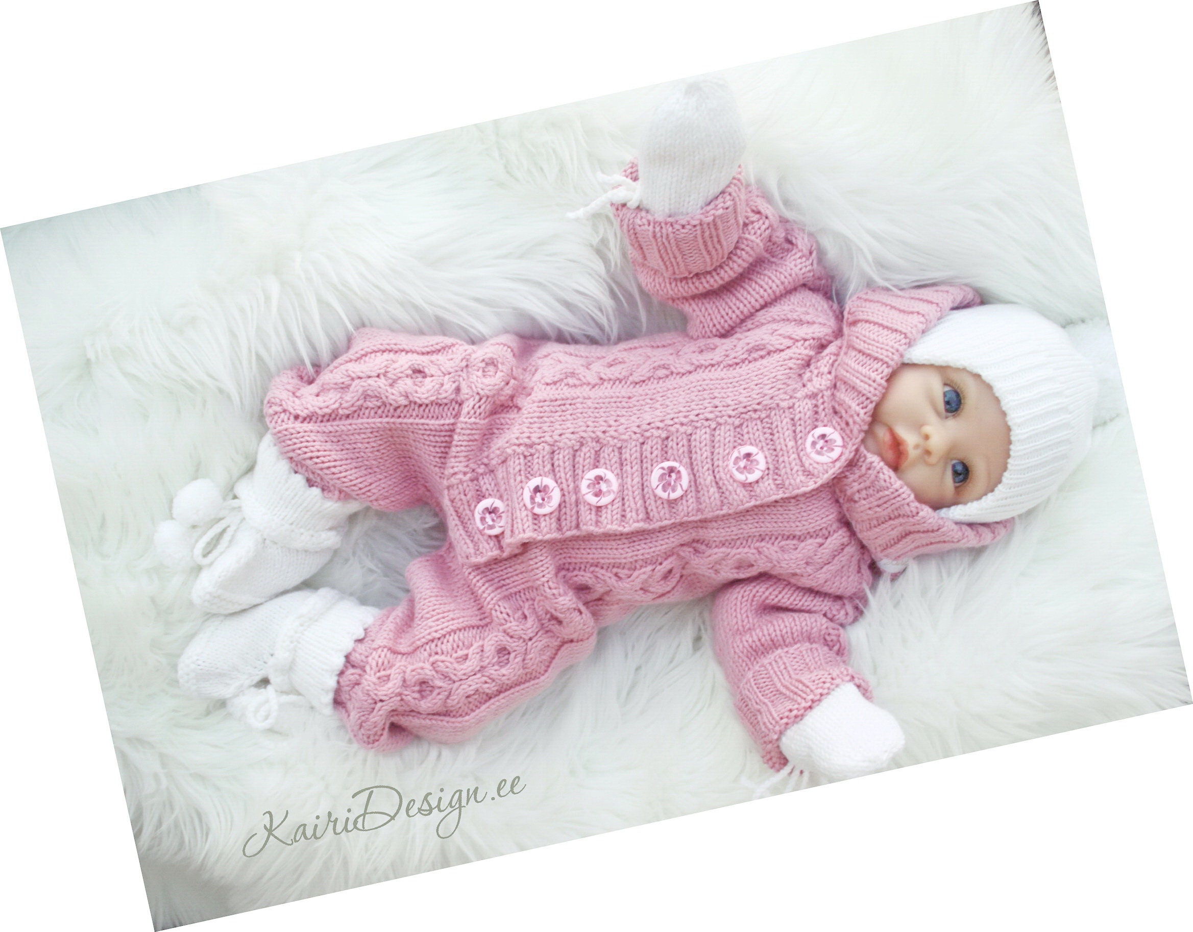 HAND KNITTING PATTERN Baby Romper Knitting Newborn Jumpsuit Etsy Canada