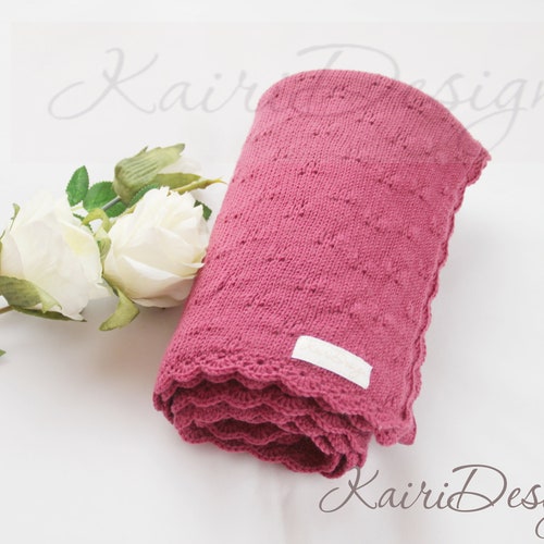 Machine KNITTING PATTERN Baby Blanket Stroller Knitting Etsy