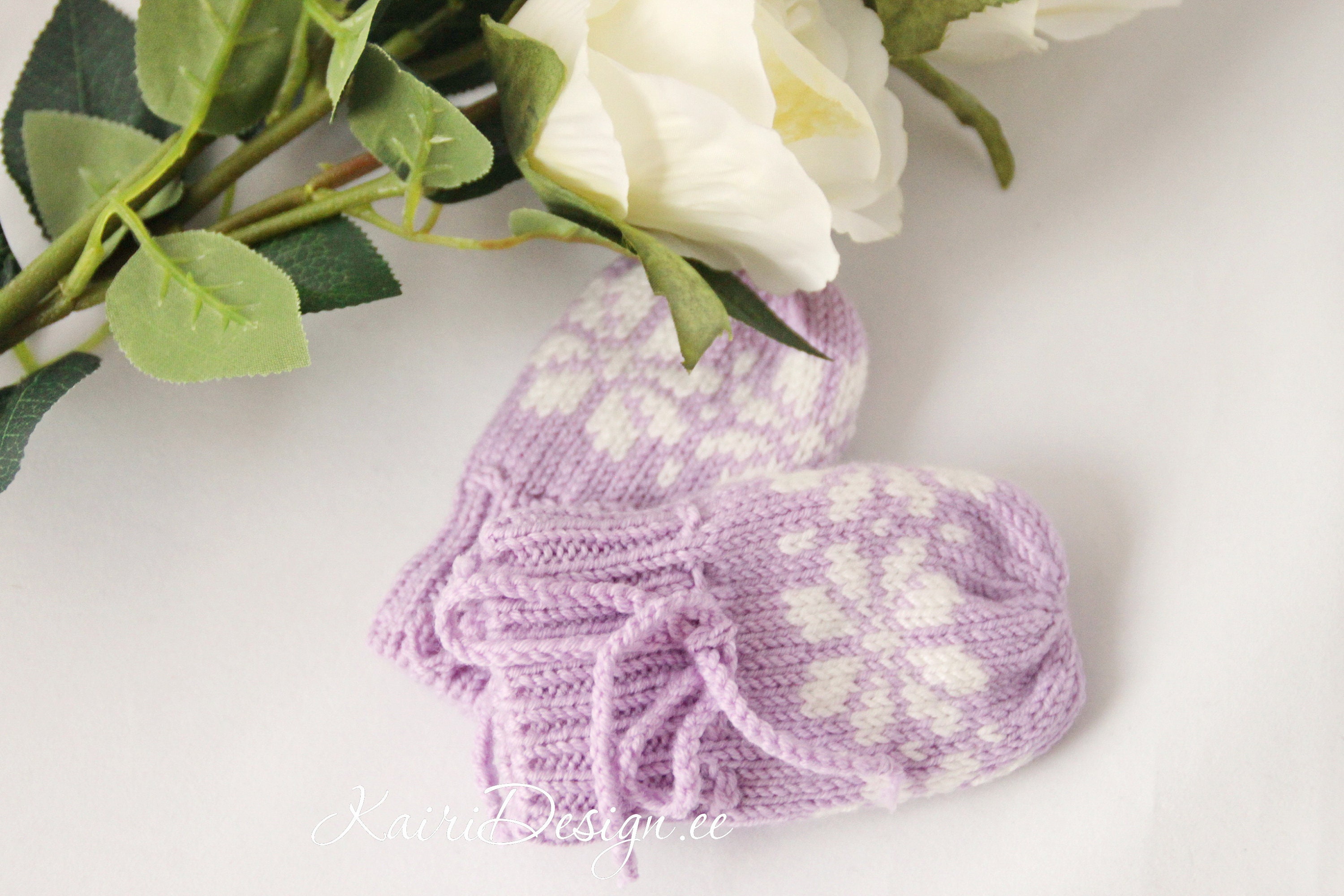 MACHINE KNITTING PATTERN Baby Mittens Knitting Pattern, Newborn Mittens ...