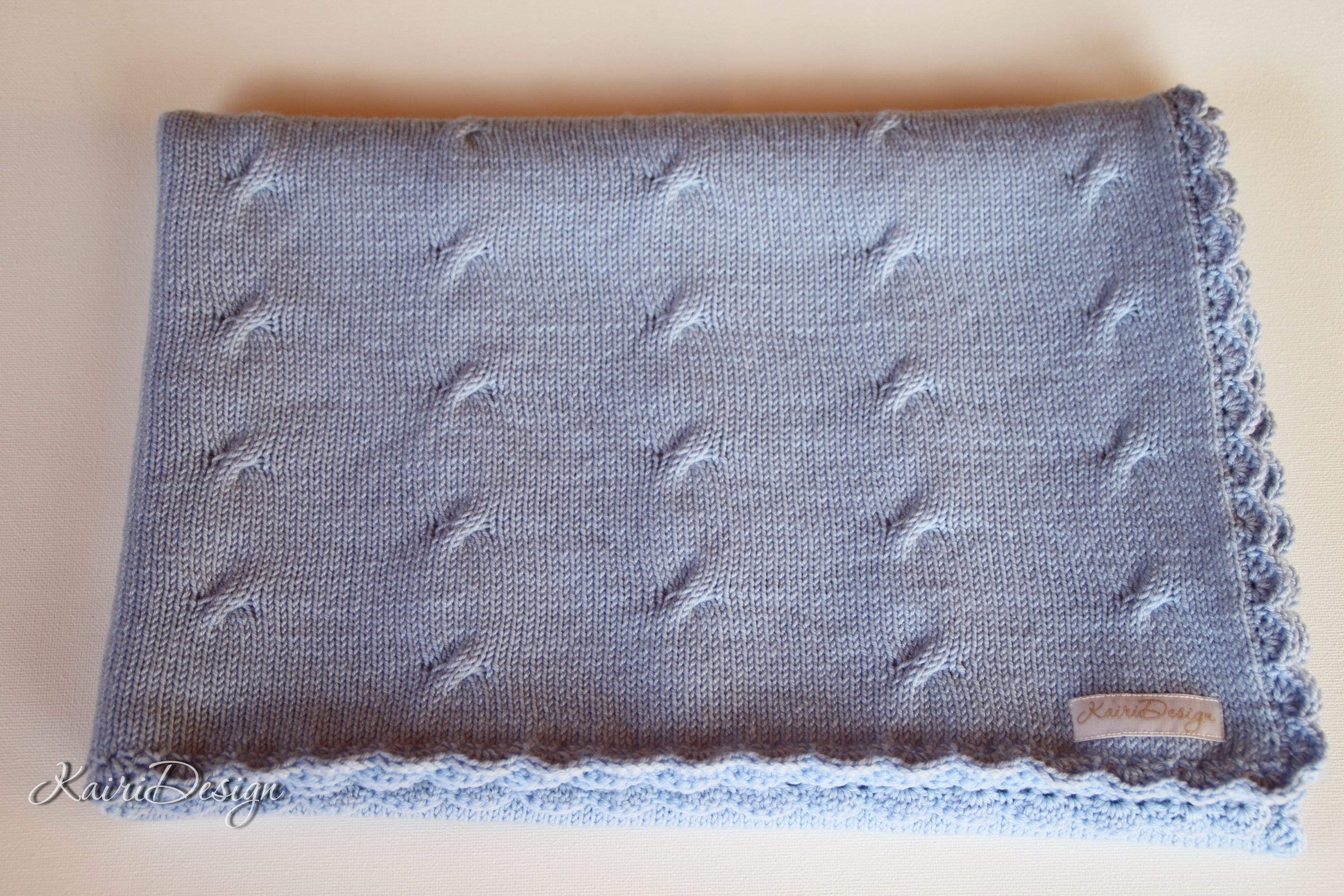 Machine Knitting Pattern Baby Blanket Stroller Knitting Etsy