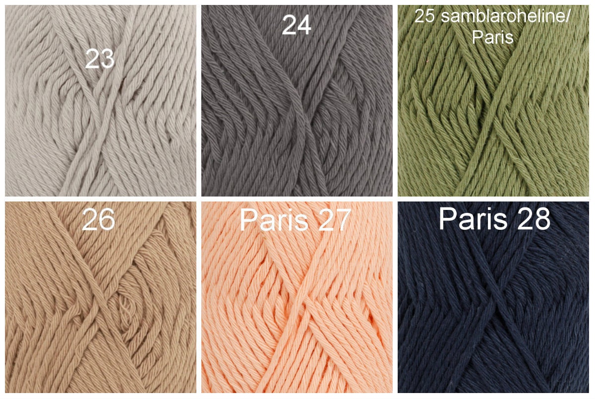 DROPS Paris easy to knit cotton knitting yarn organic Etsy