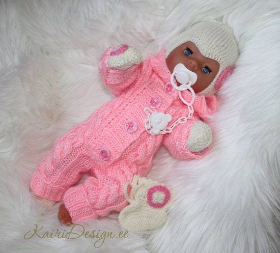 knitted baby doll