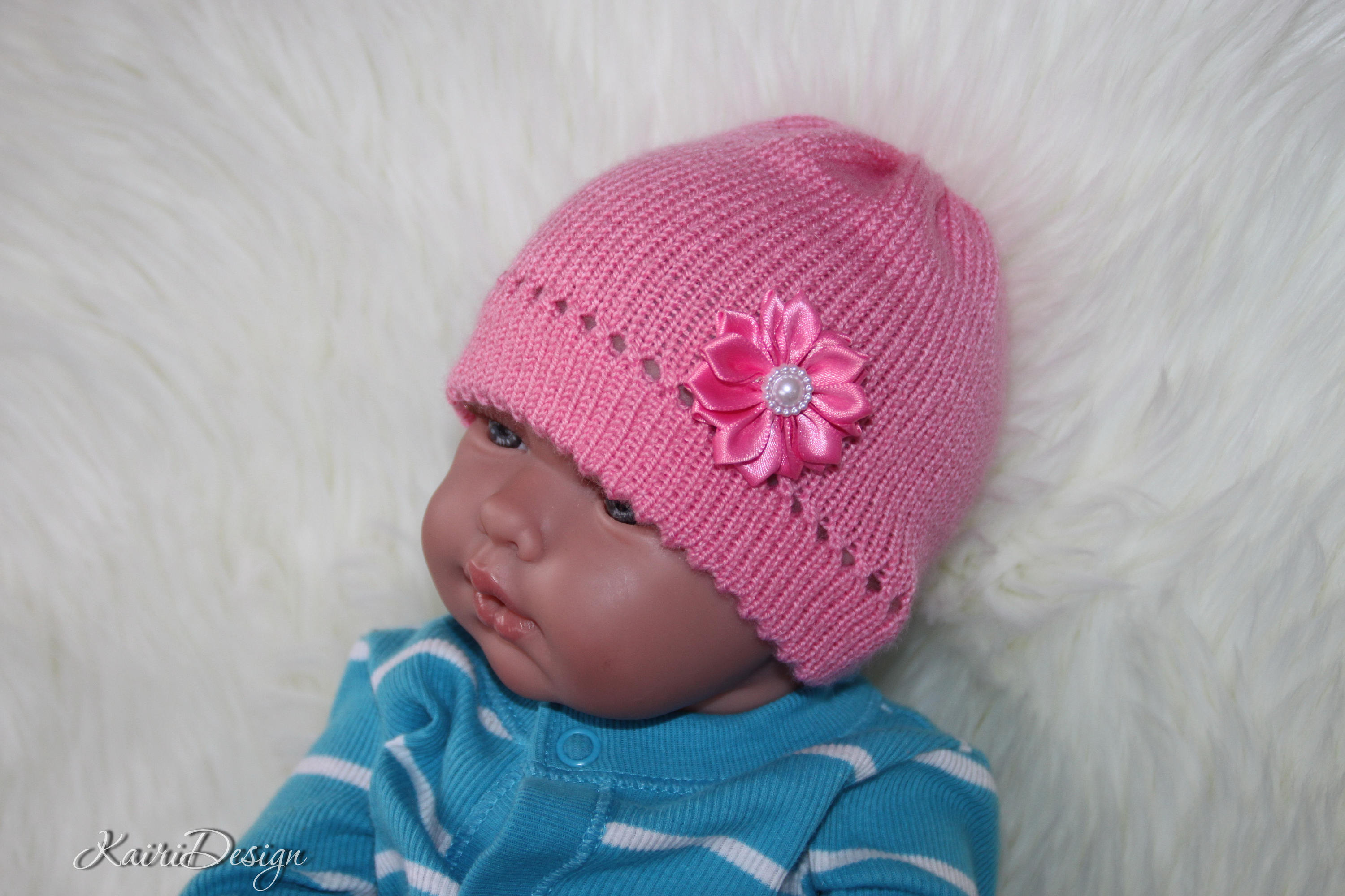 Machine Knitting Doll Clothes Doll Mittens Hat PDF Pattern Baby Born