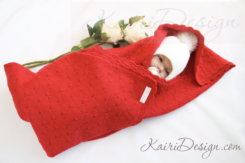 MACHINE KNITTING PATTERN Baby Blanket Stroller Knitting Etsy