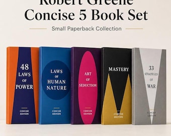 Colección de 5 libros concisos de Robert Greene