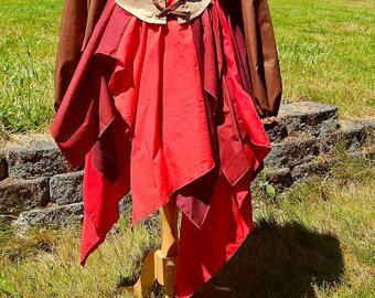 20% OFF! Carousel Skirt in Reds