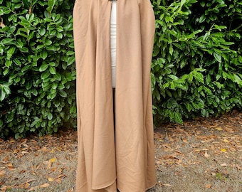 Classic Cloak in Tan Wool
