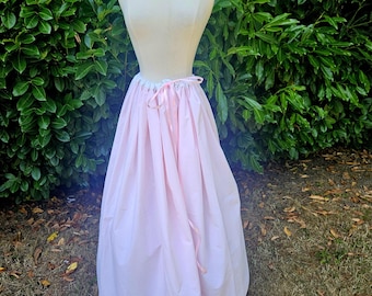 Classic Skirt in Pink Cotton