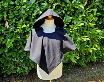 Cowl in Black Wool