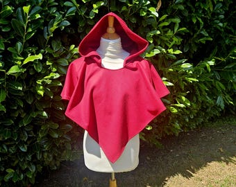 Cowl in Red Wool