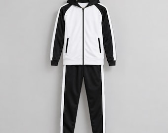Unisex Tracksuit, Peaceful Embroidered Hoodie and Jogger Set, Modest Two Piece Outfit, Free world wide Express shipping