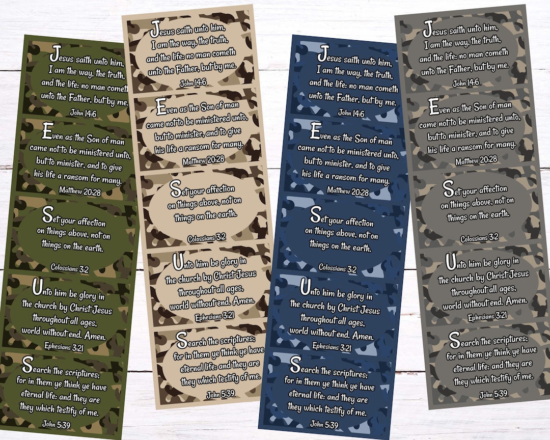 Bible Verses Printable Bookmarks, Jesus Bookmarks, Faith Bookmarks ...
