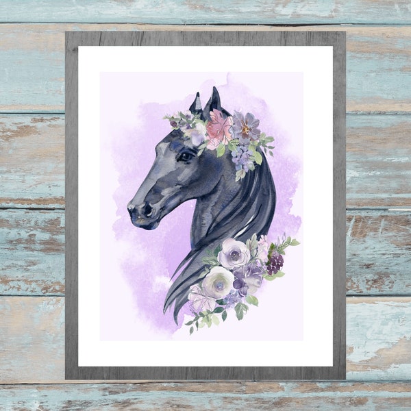 Horse Wall Decor Etsy