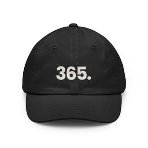 Embroidered 365 Dad Hat, Minimalist Logo, Low Profile Unstructured Cap