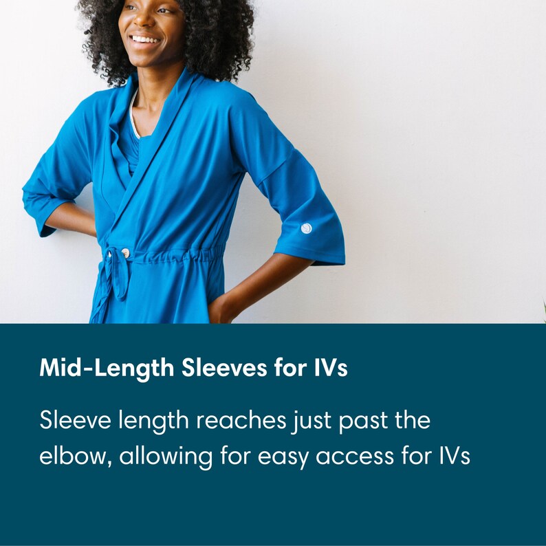 Mastectomy Robe Post Op Drain Belt/post Surgical Robe/breast Cancer/mommy Makeover/internal