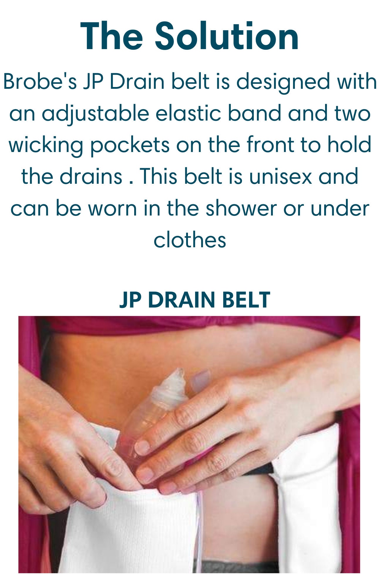 Mastectomy Robe Post Op Drain Belt/post Surgical Robe/breast Cancer/mommy Makeover/internal