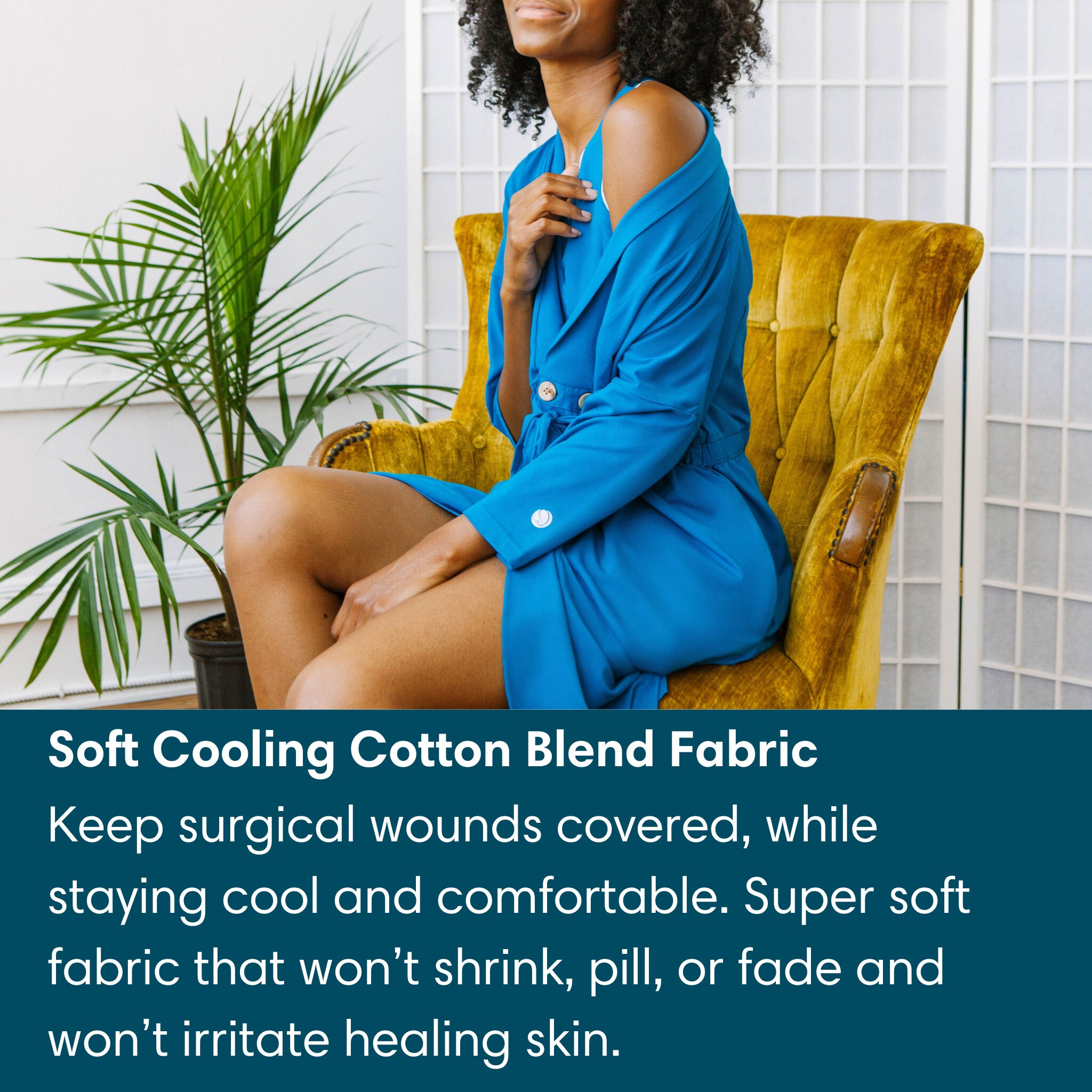 Mastectomy Robe Post Op Drain Belt/post Surgical Robe/breast Cancer/mommy Makeover/internal