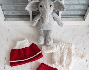 Elephant - Pachyderm - Stuffed Elephant - Grey Elephant - Plush Elephant - Elephant Toy - Baby Elephant - Big Al - Elephant Ears