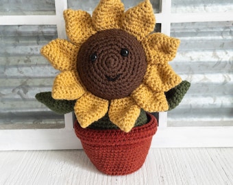 Sunflower - Sun - Flower - Golden - Golden Sunflower - Potted Plant - Potted Flower - Flower Buddy - Sunflower Buddy - Plant - Plant Buddy