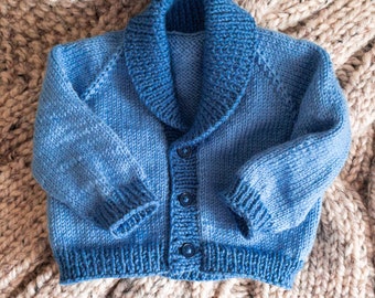 Cardigan - Sweater - Cardi - Baby Cardigan - Baby Sweater - Button Up Sweater - Baby Wear - Infant Wear - Baby - Infant - Blues