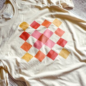 Happy Blocks Patchwork Tee / T shirt image 2