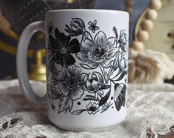 Blumen Wickeltasse Becher