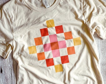 Happy Blocks Patchwork Tee / T shirt