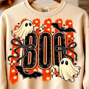 Ghost Halloween Ghost PNG, Floral Patchwork Ghost, Fall GhostPNG, Autumn Sublimation, Halloween PNG, Tis the Season