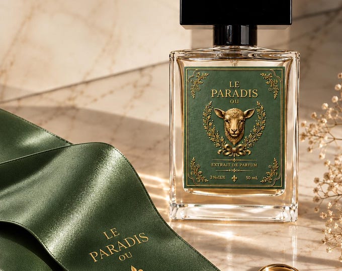 Le Paradis Ou --- Woody Spicy Perfume: Coriander, Basil, Grapefruit, Amber, Cedar, Tobacco (50ml)